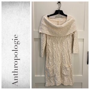 Sleeping On Snow Meli Cable Sweater Dress for Anthropologie